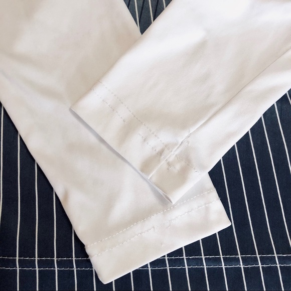 Nike white dri-fit long sleeve shirt size S 4-5 - Picture 4 of 5